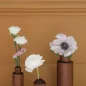 Lot De 3 Soliflores Teinte Noyer