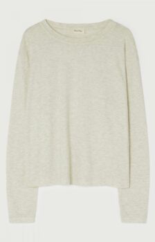 Tee shirt ypawood ml gris chiné