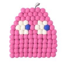 Dessous de plat pacman magenta