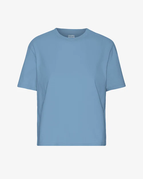 Crop Shirt Boxy Seaside Blue