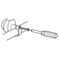 Sonnette Vélo Noir