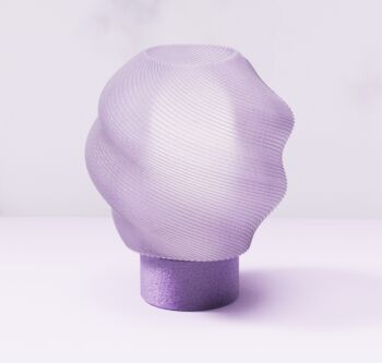 Lampe impression 3d lavande