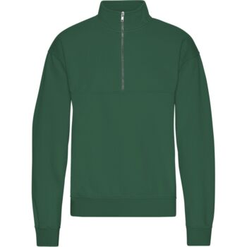 Quarter zip emerald green