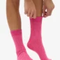 Chaussettes Laine Merinos Bubblegum Pink