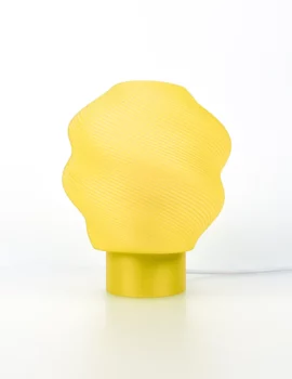 Lampe impression 3d gold doré