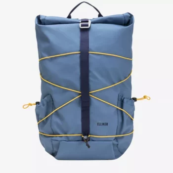 Sac à dos roll top 34001 steel blue/yellow