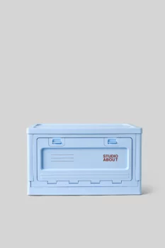 Caisse de rangement bleu