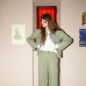 Pantalon Wendy Herrigbone Pale Green