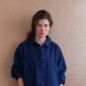Chemise Comow Denim brandée au dos