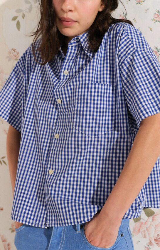 Chemise Ekirow Vichy Bleu