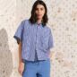 Chemise Ekirow Vichy Bleu