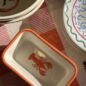 Mini Bol Rectangulaire Homard Orange