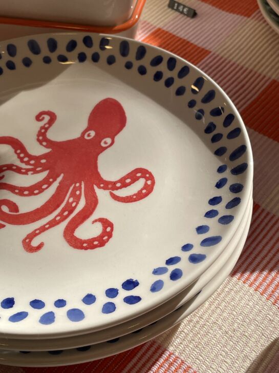Assiette Poulpe