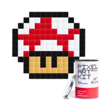 Pixel art - baby shroom small rouge