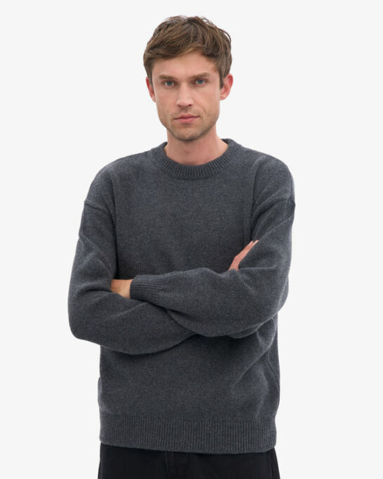 Pull Oversized Laine Merinos Lava Grey
