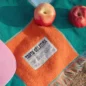 Serviette de Plage Damier Vert Orange Ciel
