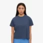 Crop Shirt Boxy Petrol Blue
