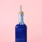 Distributeur d'huile Bleu et Rayures