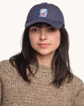 Casquette free mind denim bleu